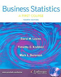 business statistics first course 4th ed levine 1st edition t krehbiel m berenson d levine b004jrnv42