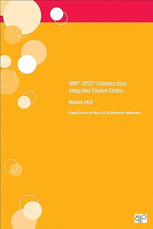 cq press ibm spss statistics v24 0 student version 1st edition  1544323921, 978-1544323923