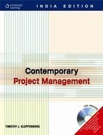 contemporary project management +cd 1st edition timothy j kloppenborg 813150977x, 978-8131509777