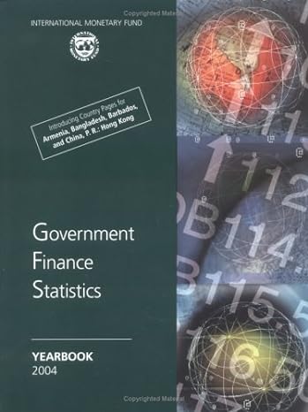 government finance statistics yearbook 1st edition  1589063848, 978-1589063846