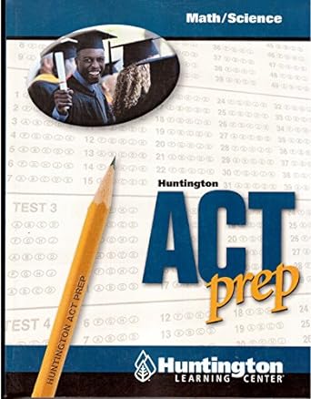 act prep math/science 1st edition huntington learning center b000eag94m