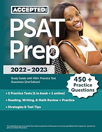 psat prep 2022 2023 study guide with 450+ practice test questions 1st edition jonathan cox 1637982216,