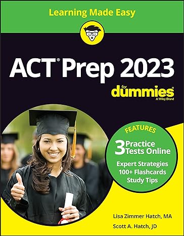 act prep 2023 for dummies with online practice 9th edition scott a. hatch ,lisa zimmer hatch 1119886821,