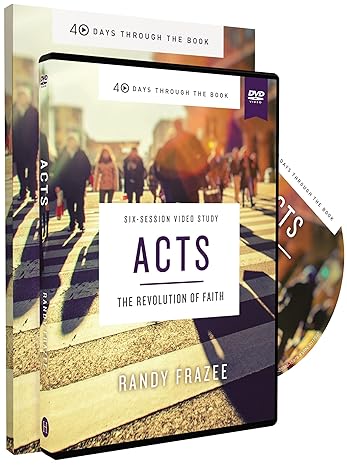 acts study guide with dvd the revolution of faith study guide edition randy frazee 0310159792, 978-0310159797