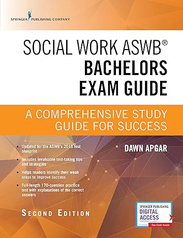 social work aswb bachelors exam guide  a comprehensive study guide for success book and free app updated aswb