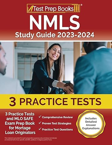 nmls study guide 2023 and 2024 3 practice tests and mlo safe exam prep book for mortgage loan originators