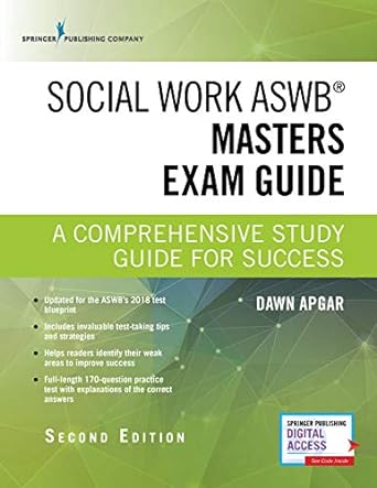 social work aswb masters exam guide  a comprehensive study guide for success book and free app updated aswb