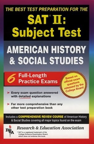 sat ii united states history the best test prep for the sat ii prep 1st edition gary land ph.d. ,r. lettieri