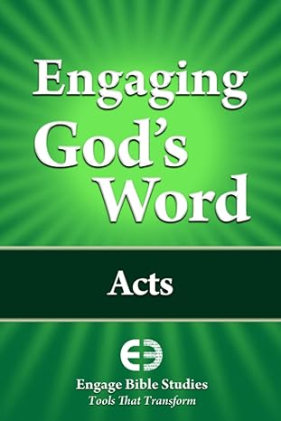 engaging god s word acts 1st edition community bible study 1621940152, 978-1621940159