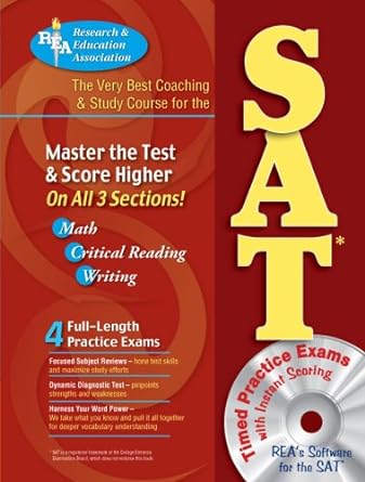 sat w/ cd rom the very best coaching and study course prep 1st edition robert bell, suzanne coffield sat