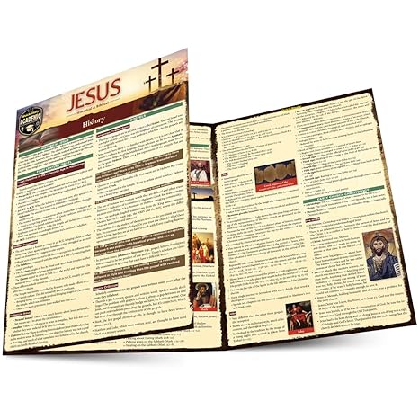 jesus historical and biblical a quickstudy laminated reference guide 1st edition thomas harris mdiv