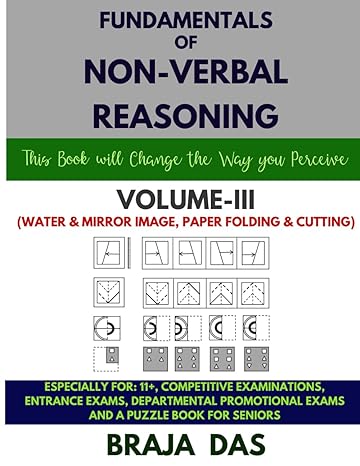 fundamentals of non verbal reasoning vol iii 1st edition braja das 979-8861990752