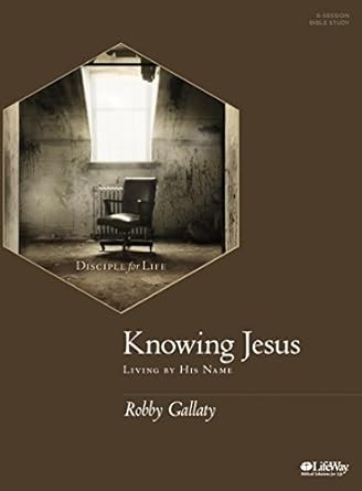 knowing jesus bible study book living by his name gld edition robby gallaty 1430063947, 978-1430063940