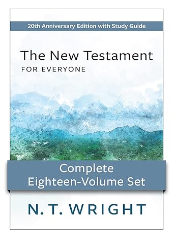 new testament for everyone complete eighteen volume set 20th anniversary edition with study guide 1st edition