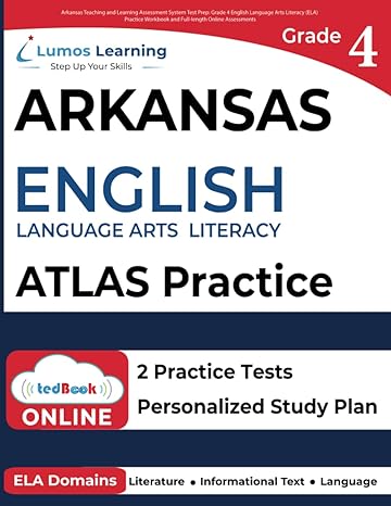 arkansas teaching and learning assessment system test prep grade 4 english language arts literacy practice