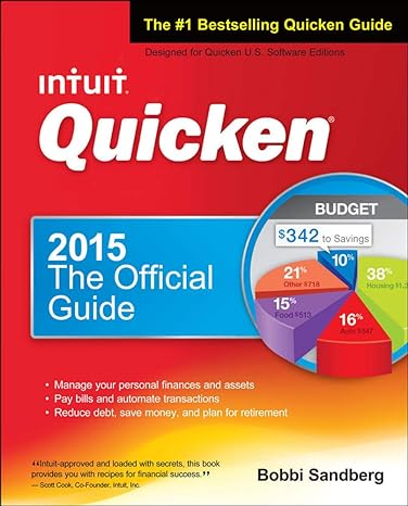quicken 2015 the official guide for windows 3rd edition bobbi sandberg 0071850392, 978-0071850391