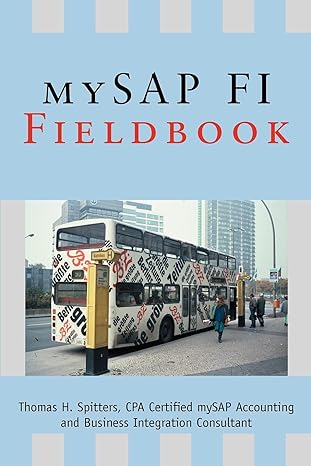 mysap fi fieldbook fi fieldbuch auf der systeme anwendungen und produkte in der datenverarbeitung 1st edition