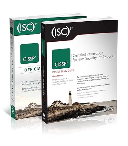 2 cissp certified information systems security professional official study guide and practice tests bundle