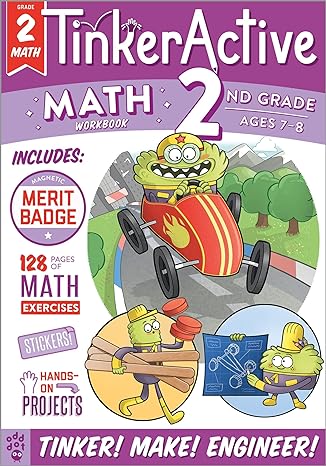 tinkeractive workbooks 2nd grade math workbook edition enil sidat, odd dot, les mcclaine 1250307236,