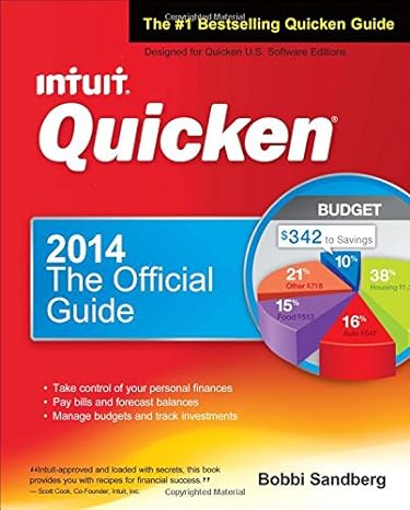 quicken 2014 the official guide 1st edition bobbi sandberg 0071826068