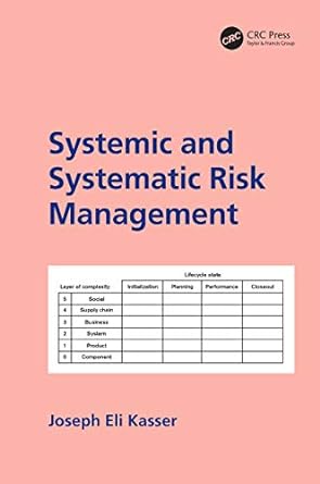 systemic and systematic risk management 1st edition joseph e. kasser 0367490781, 978-0367490782