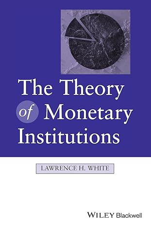 the theory of monetary institutions 1st edition lawrence white 0631212140, 978-0631212140