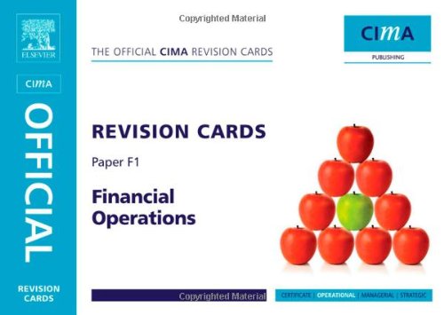 cima revision cards financial operations 2nd edition mike rogers 1856177483, 978-1856177481