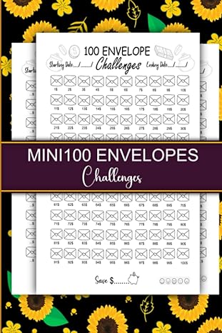 mini 100 envelopes challenges saving tracker book for men and women simple budget saving tracker to save $5