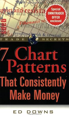 7 chart patterns that consistently make money 1st edition ed downs 1883272610, 978-1883272616