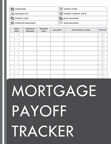 mortgage payoff tracker track your mortgage payments progression gifts for mortgage lenders / clients 1st