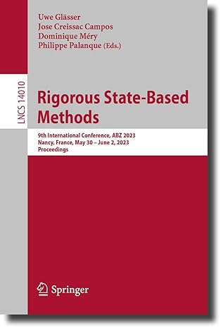 rigorous state based methods 9th international conference abz 2023 nancy france may 30 june 2 2023