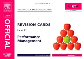 cima revision cards performance management 2nd edition henry lunt 1856177289, 978-1856177283