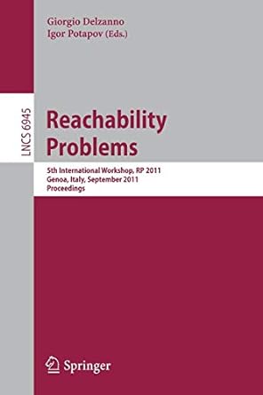 reachability problems 5th international workshop rp 2011 genoa italy september 28 30 2011 proceedings 2011