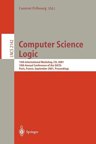 computer science logic 15th international workshop csl 2001 10th annual conference of the eacsl paris france