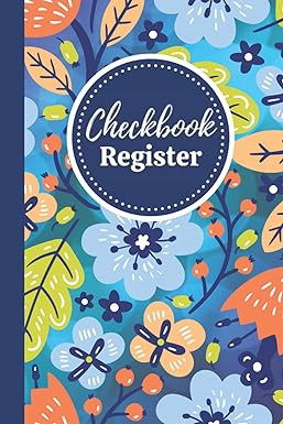 checkbook register for teens flower print check register checkbook for women 1st edition jaclyn patterson
