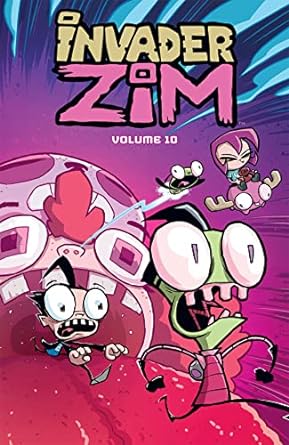 invader zim vol 10 1st edition jhonen vasquez ,sam logan ,c. maddie 1620107937, 978-1620107935