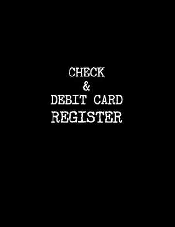 check and debit card register simple register for check and debit card transactions for personal and business