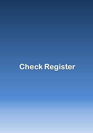 check register bank transactions log and personal checkbook checking account 110 pages a4 1st edition jinane