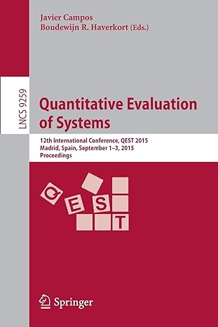 quantitative evaluation of systems 12th international conference qest 2015 madrid spain september 1 3 2015