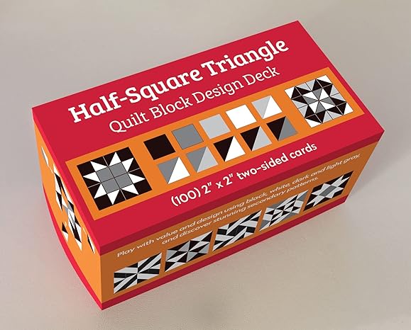 half square triangle quilt block design deck 1st edition c&t publishing 1644033399, 978-1644033395