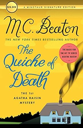 the quiche of death the first agatha raisin mystery media tie-in edition m. c. beaton 1250301947,