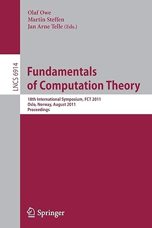 fundamentals of computation theory 18th international symposium fct 2011 oslo norway august 22 28 2011