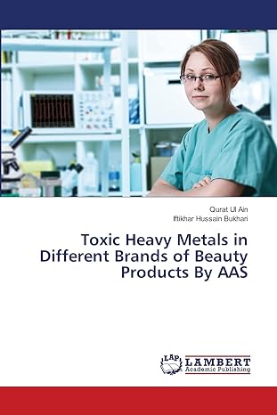 toxic heavy metals in different brands of beauty products by aas 1st edition qurat ul ain ,iftikhar hussain