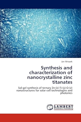 synthesis and characterization of nanocrystalline zinc titanates sol gel synthesis of ternary zn ti o