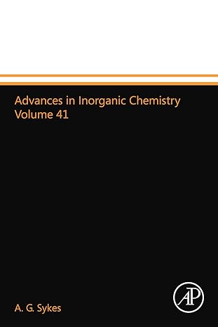 advances in inorganic chemistry volume 41 1st edition a g sykes 0123994152, 978-0123994158