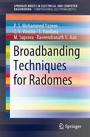 broadbanding techniques for radomes 1st edition p. s. mohammed yazeen ,c. v. vinisha ,s. vandana ,m. suprava