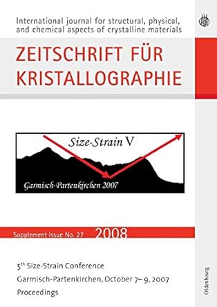 fifth size strain conference diffraction analysis of the microstructure of materials garmisch partenkirchen