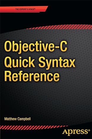 objective c quick syntax reference 1st edition matthew campbell 143026487x, 978-1430264873