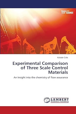 experimental comparison of three scale control materials an insight into the chemistry of flow assurance 1st