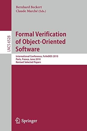 formal verification of object oriented software international conference foveoos 2010 paris france june 28 30